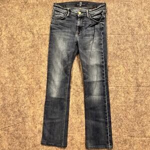 7 For All Mankind Woman’s 27 The Skinny Bootcut Stretch Denim Jeans